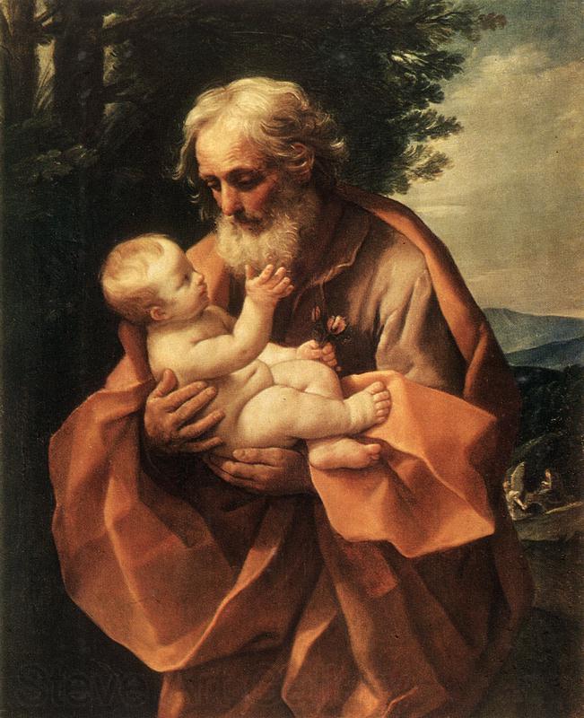 RENI, Guido St Joseph with the Infant Jesus dy Germany oil painting art